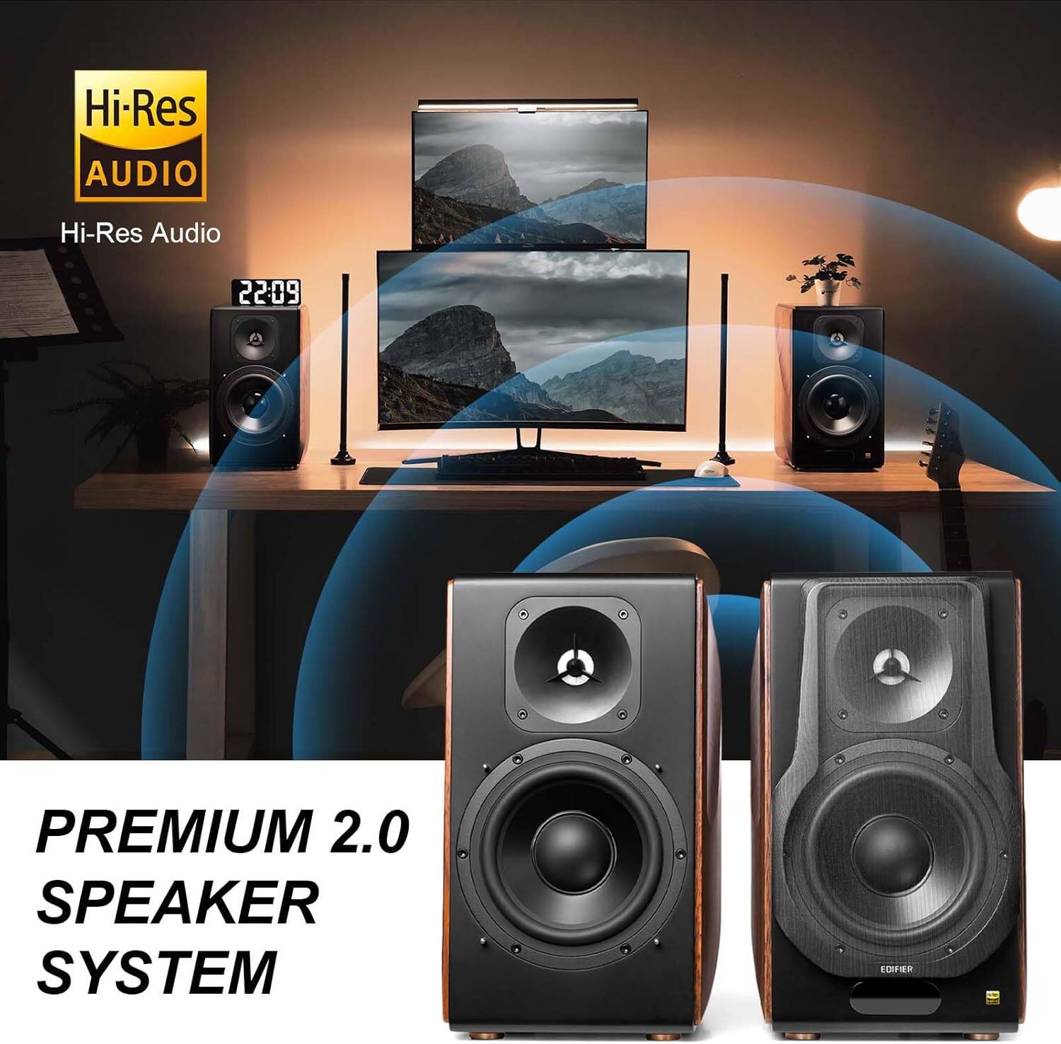 Hi-Res Audio Premium 2.0 Speaker System