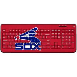 Keyscaper - Chicago White Sox 1976-1981 Cooperstown Solid Design Wireless Keyboard - Multicolor