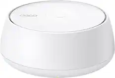 Front. TP-Link - Deco 7 BE5000 Dual-Band Wi-Fi 7 Whole Home Mesh Router System – Deco BE5000 (1-Pack) - White.
