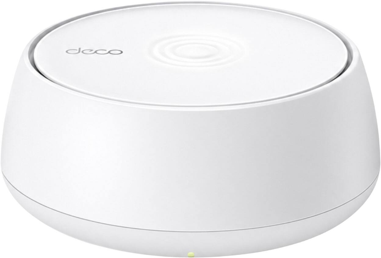 Front. TP-Link - Deco 7 BE5000 Dual-Band Wi-Fi 7 Whole Home Mesh Router System – Deco BE5000 (1-Pack) - White.