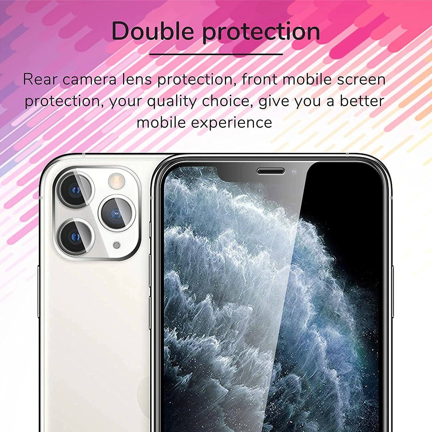 Double protection

Rear camera lens protection, front mobile screen protection, your quality choice, give you a better mobile experience