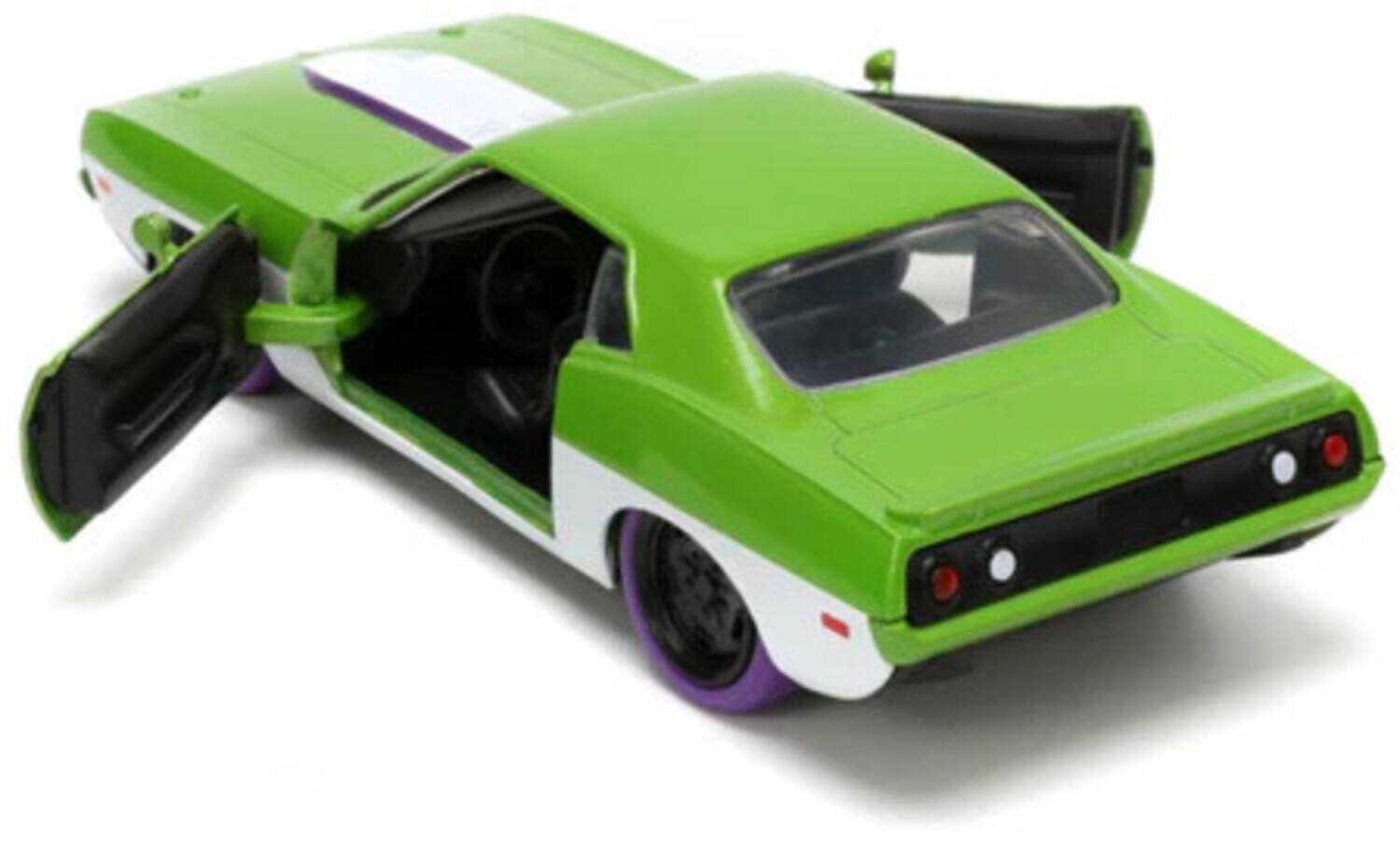Alt View 2. Jada Toys - Jada Toys - 1:32 Marvel - Hollywood Rides - '73 Plymouth Barracuda with She-Hulk Figure   - Collectibles - Mulitcolor.