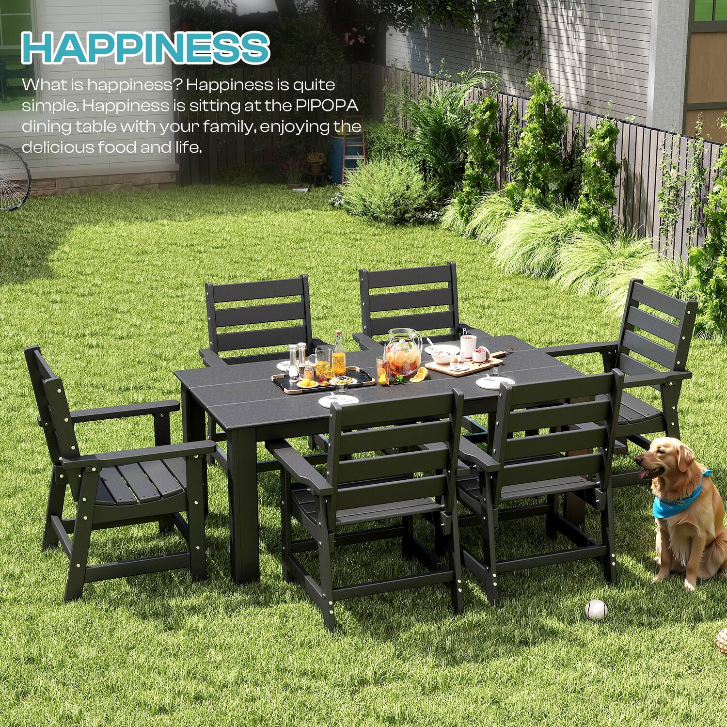 HAPPINESS

What is happiness? Happiness is quite simple. Happiness is sitting at the PIPOPA dining table with your family, enjoying the delicious food and life.