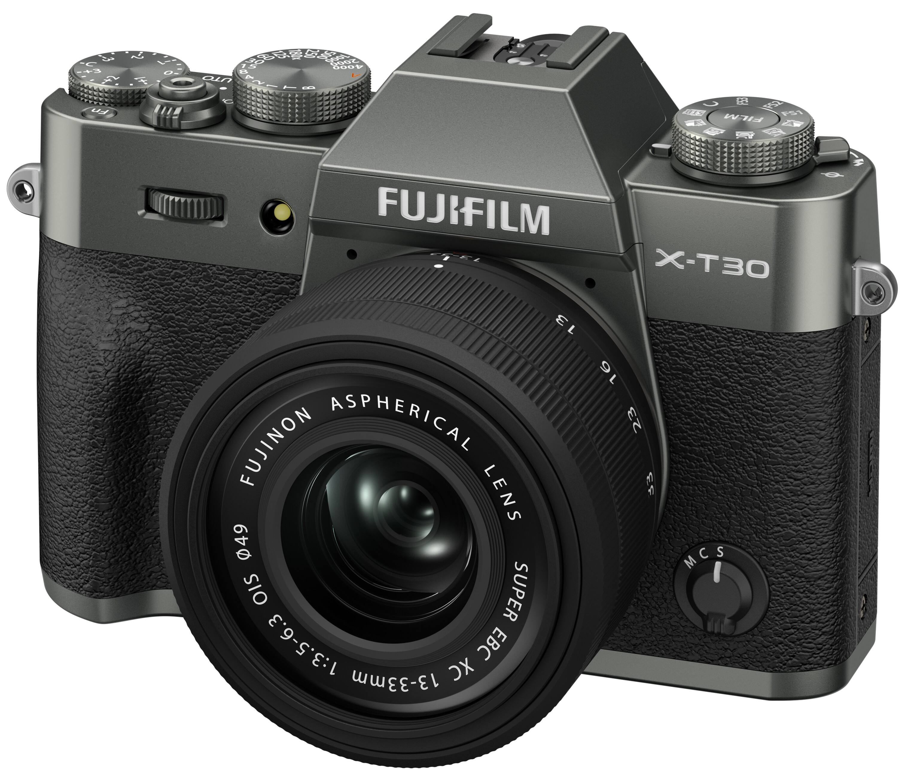 FUJIFILM X-T30  
FUJINON ASPHERICAL LENS  
SUPER EBC  
1:3.5-6.3  
13-33mm  
XC  
Φ49  
OIS  
MCS