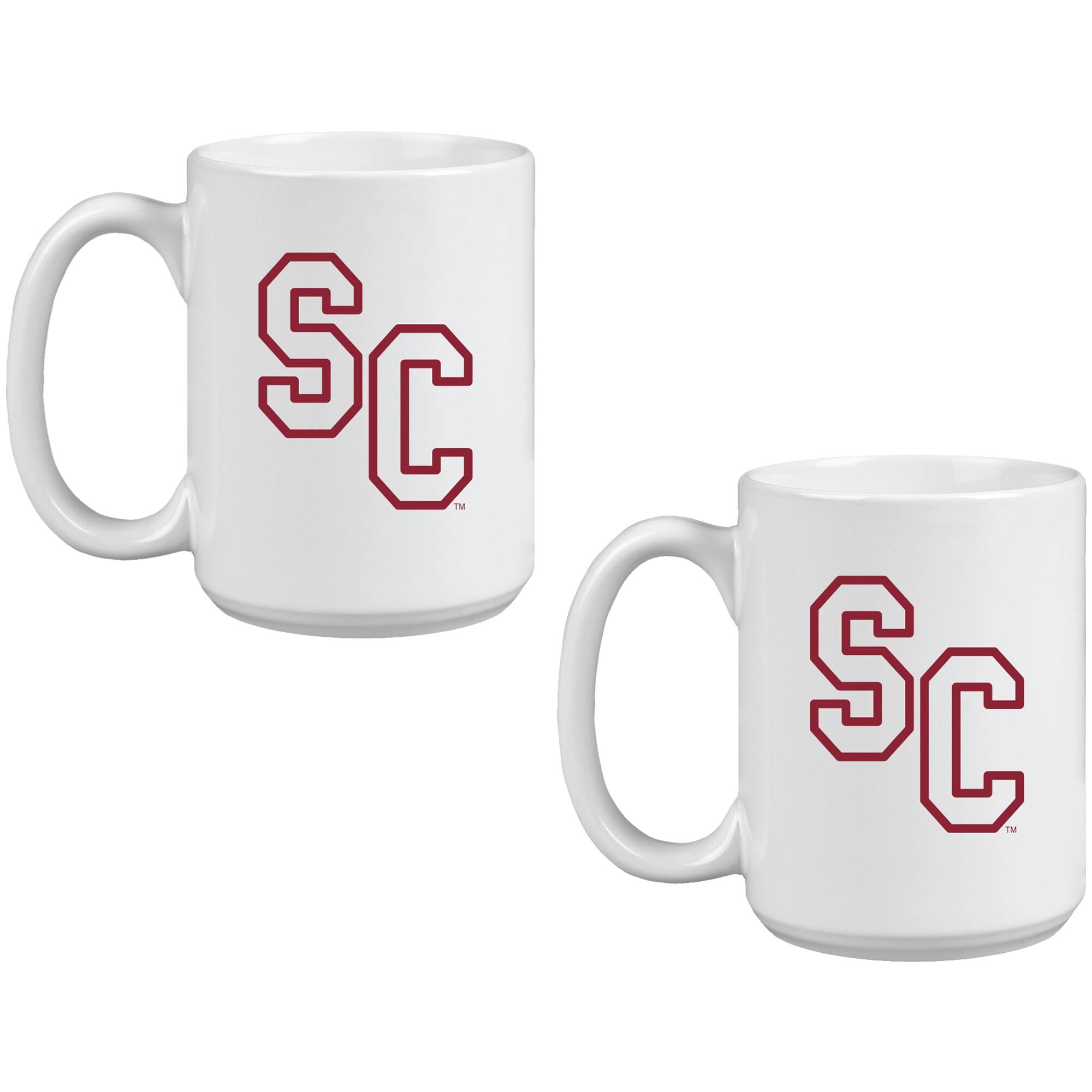 Alt View 1. Indigo Falls - South Carolina Gamecocks Two Pack 15oz. Vault Sketch Ceramic Mug Set - Multicolor.