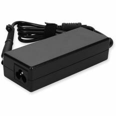 Front. AddOn - AddOn HP 693712-001 Compatible 90W 19.5V at 4.62A Black 7.4 mm x 5.0 mm Laptop Power Adapter and Cable - 90 W - 19.5 V - Black.