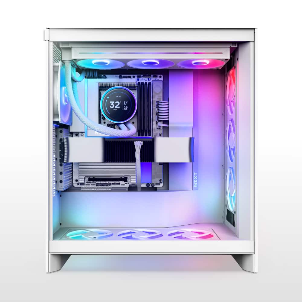 NZXT N9 X870E AM5 AMD X870E ATX DDR5 Wi Fi 7 Motherboard with Full