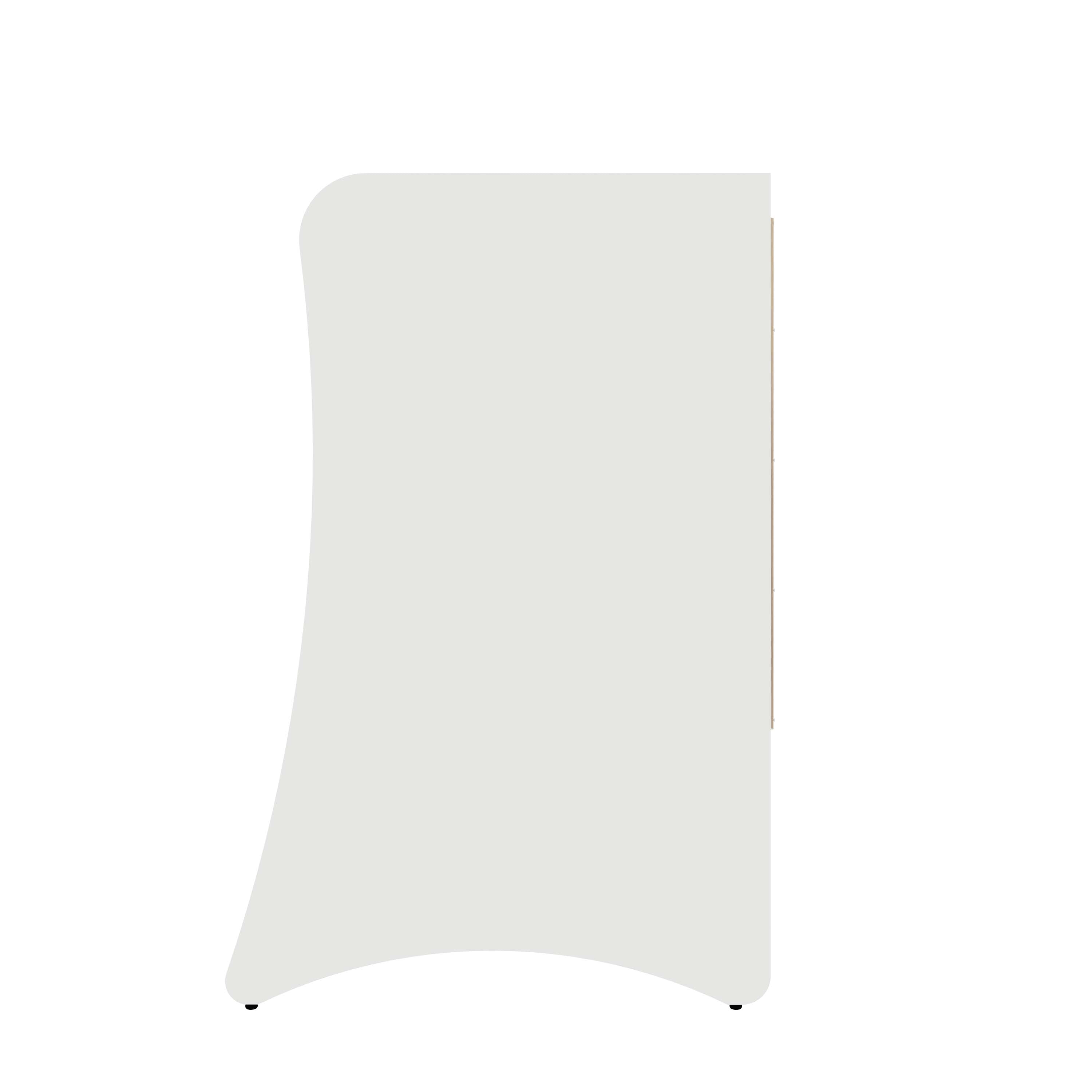 Alt View 4. Manhattan Comfort - Coney Mid-Century Modern 28" Nightstand - Set of 2 - White.