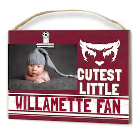 Jardine - Willamette Bearcats 8'' x 10'' Cutest Little Team Logo Clip Photo Frame - Maroon