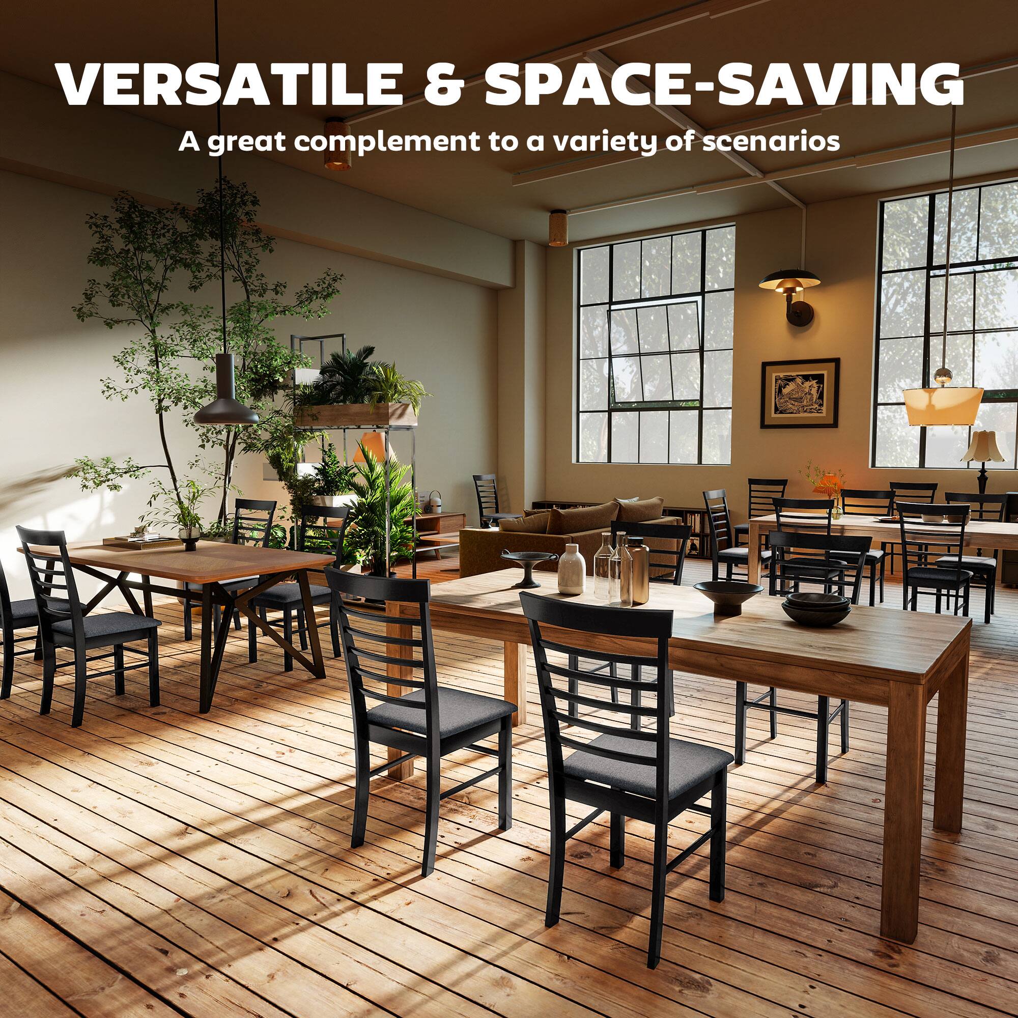 VERSATILE & SPACE-SAVING  
A great complement to a variety of scenarios