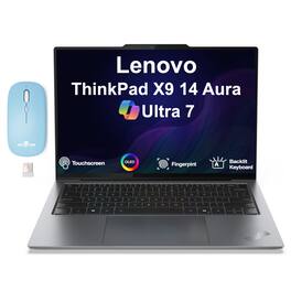 Lenovo - ThinkPad X9 14 Aura Edition Laptop 14.0 2.8K Display (Ultra 7-258V, 32GB, Win 11 Pro) w/Dockztorm Wireless Mouse - Thunder Grey