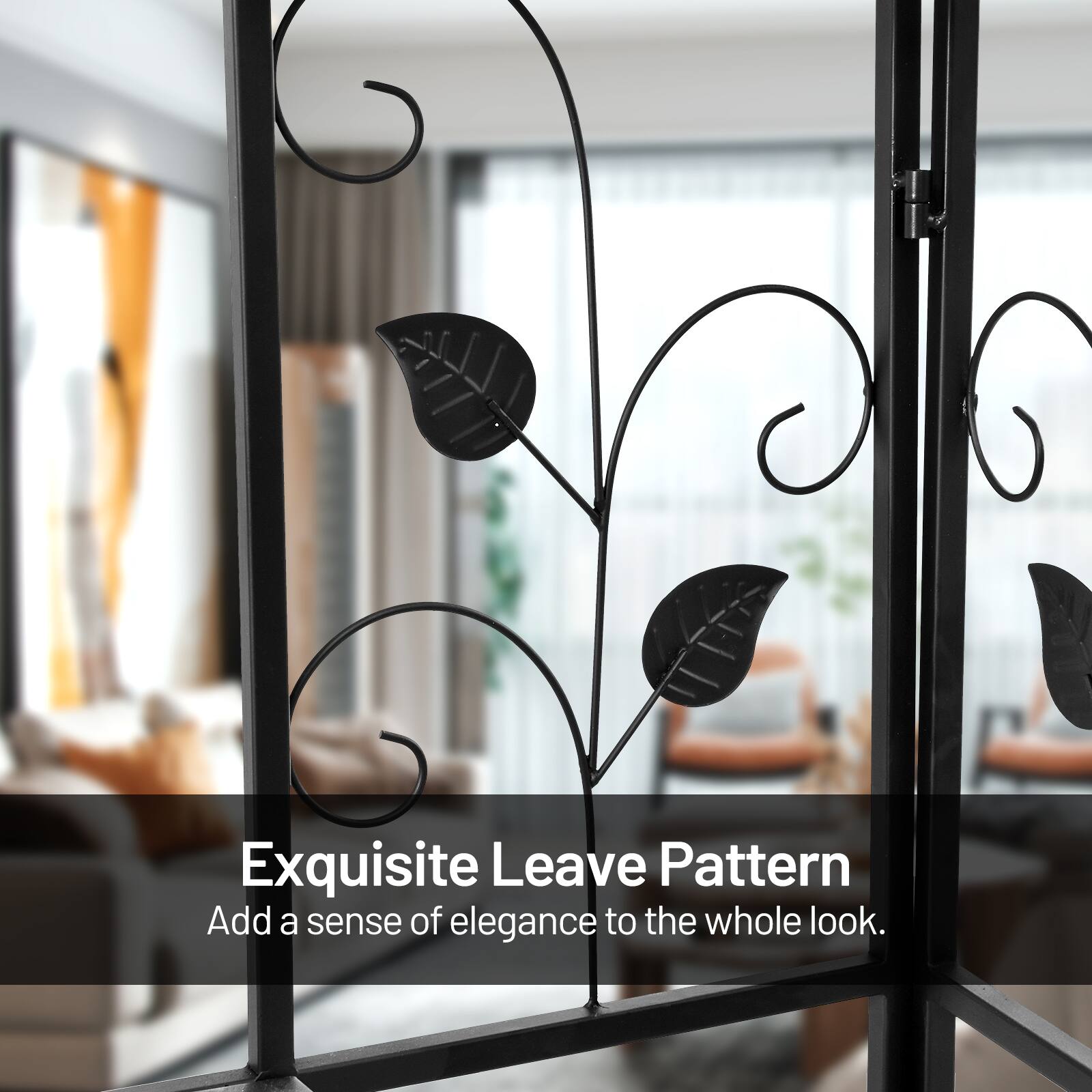 Exquisite Leaf Pattern: Add a sense of elegance to the whole look.