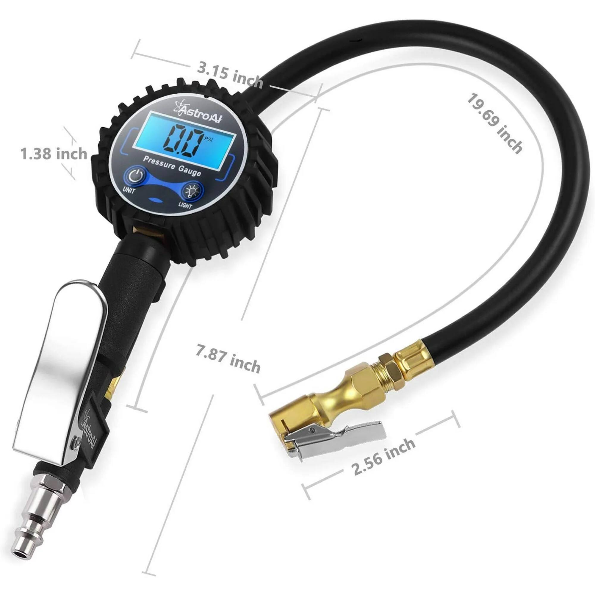 AstroAl 00 PS Pressure Gauge UNIT LIGHT, 1.38 inch, 3.15 inch, 19.69 inch, 7.87 inch, 2.56 inch