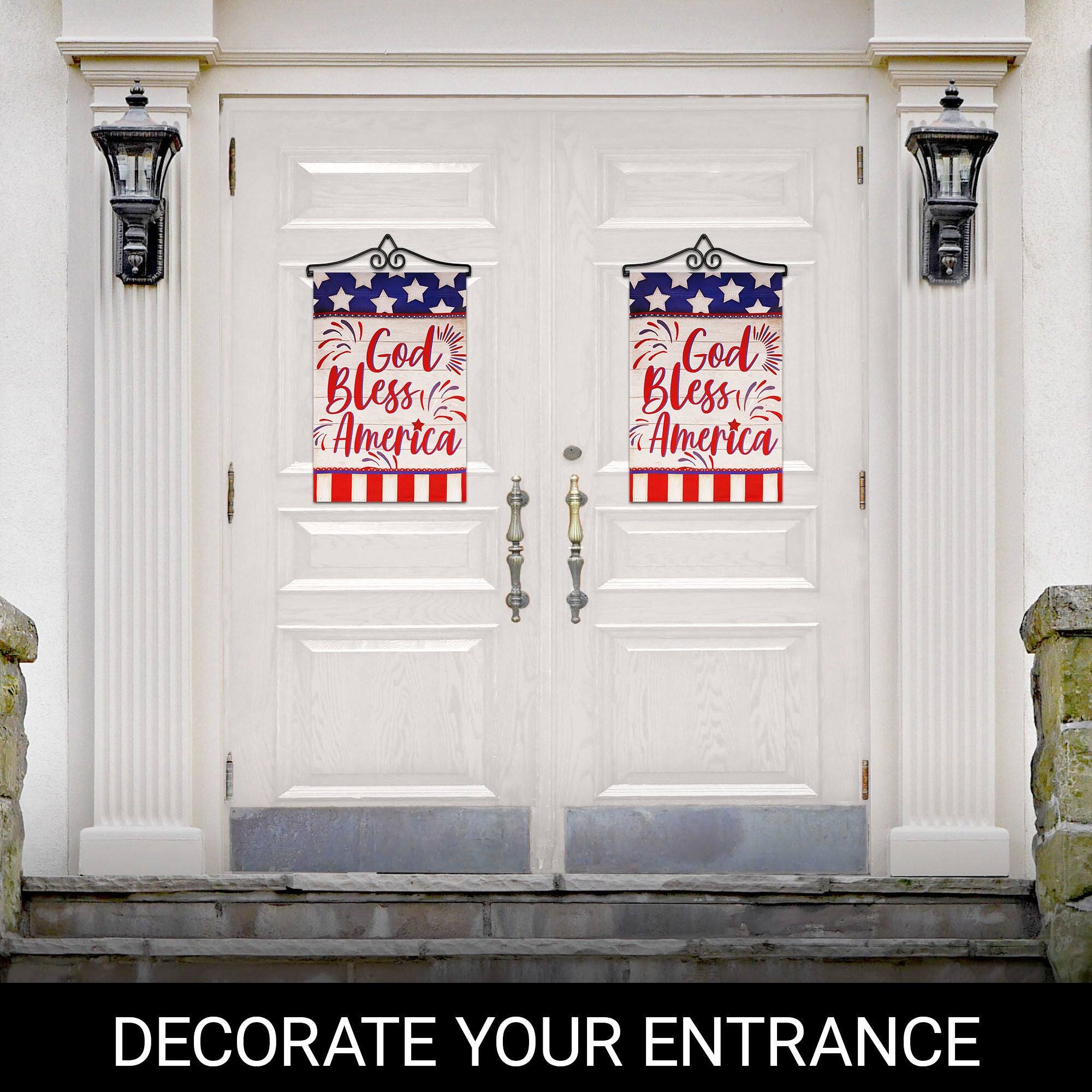 God Bless America  
God Bless America  
DECORATE YOUR ENTRANCE
