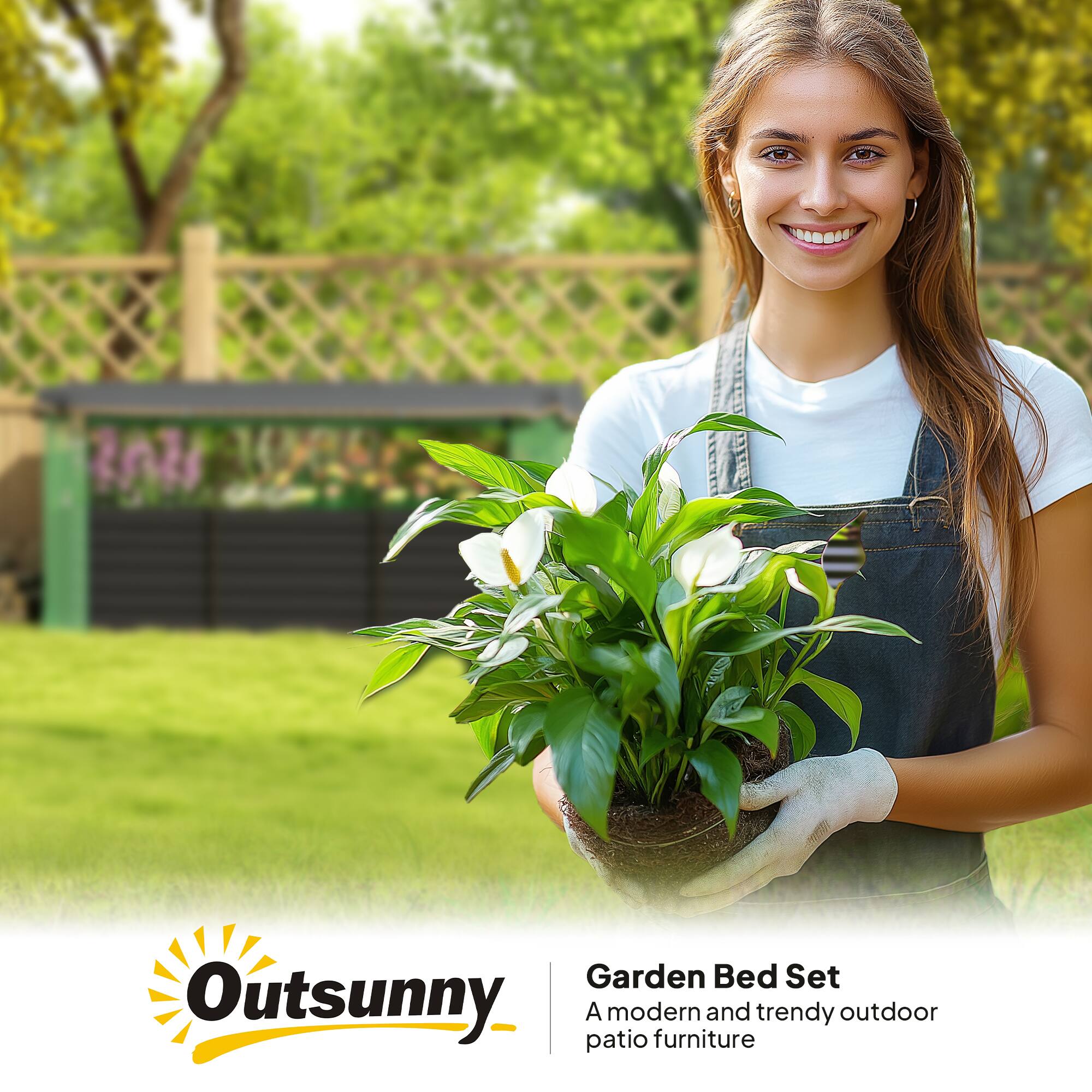 Garden Bed Set
Outsunny
A modern and trendy outdoor patio furniture