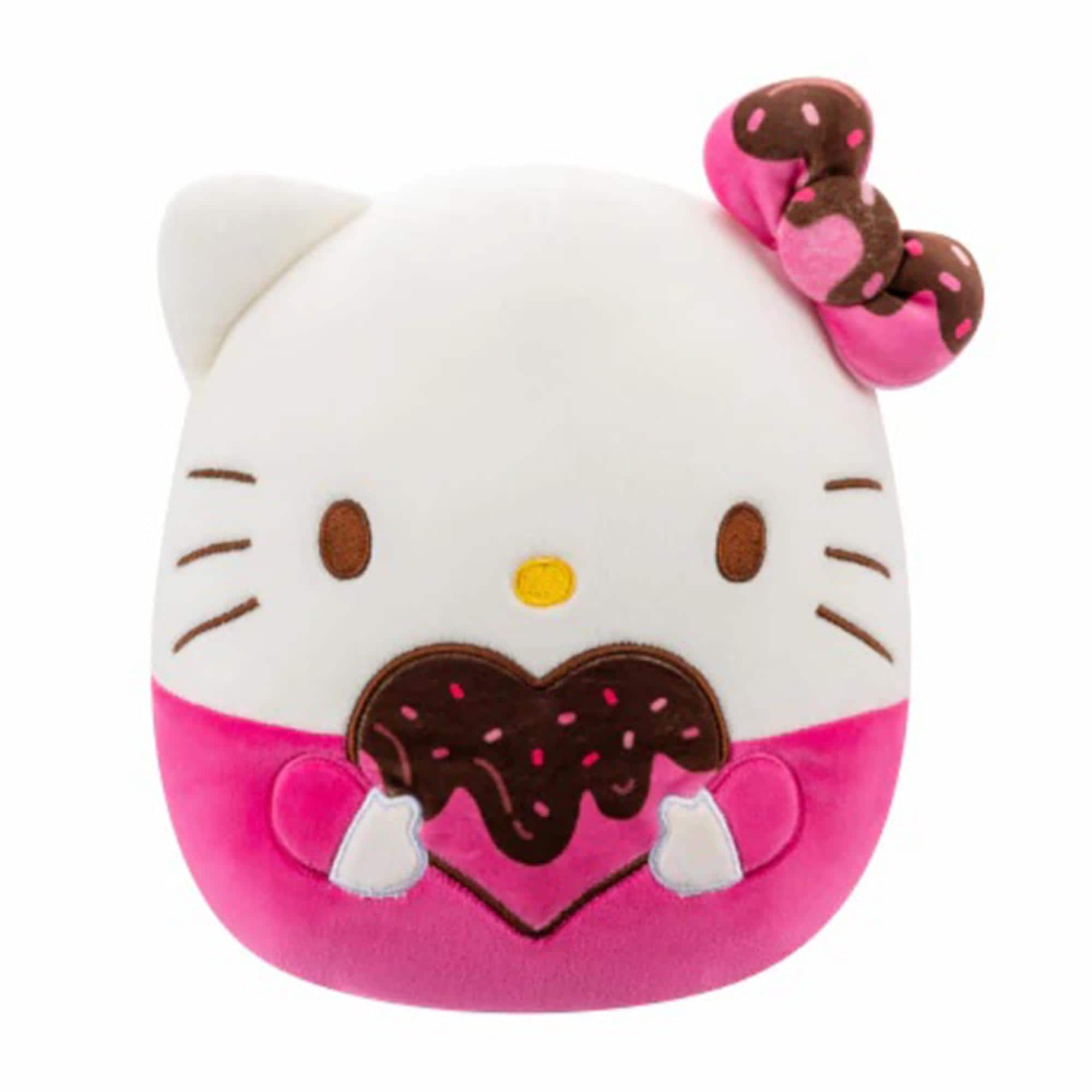 Kellytoy - Squishmallows 8 Inch Sanrio Valentines Day Plush | Hello Kitty - Pink