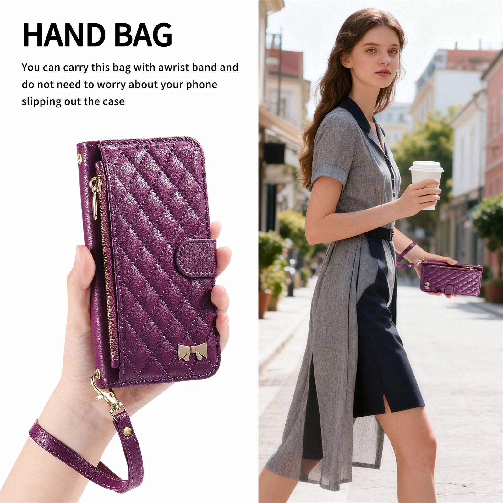 HAND BAG

You can carry this bag with a wrist band and do not need to worry about your phone slipping out the case