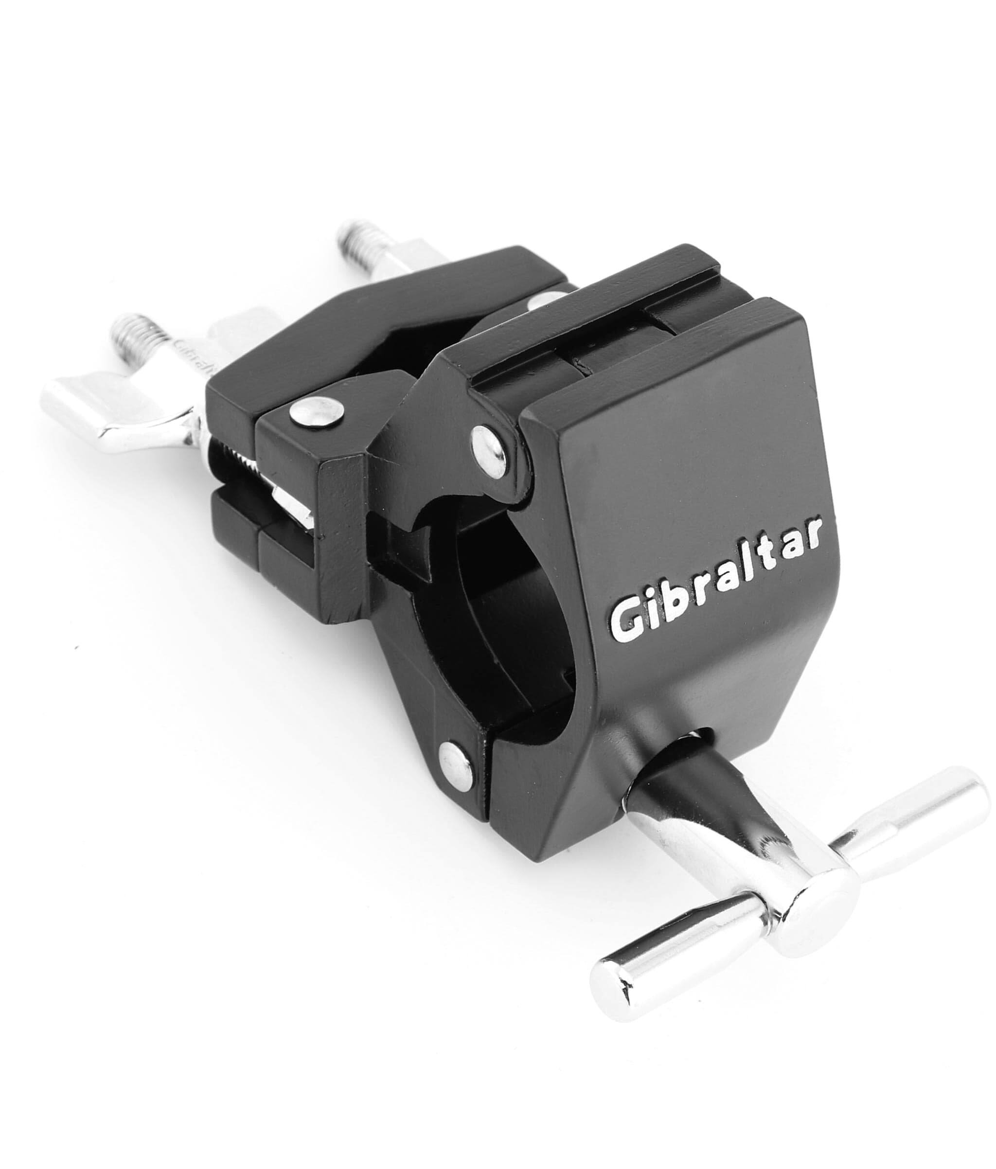Alt View 2. Gibraltar Hardware - Road Series Multi Clamp , Mounts Drums, Cymbals and Accessories to any 1.5" Rack Bars, Heavy Duty and Easy Install.
