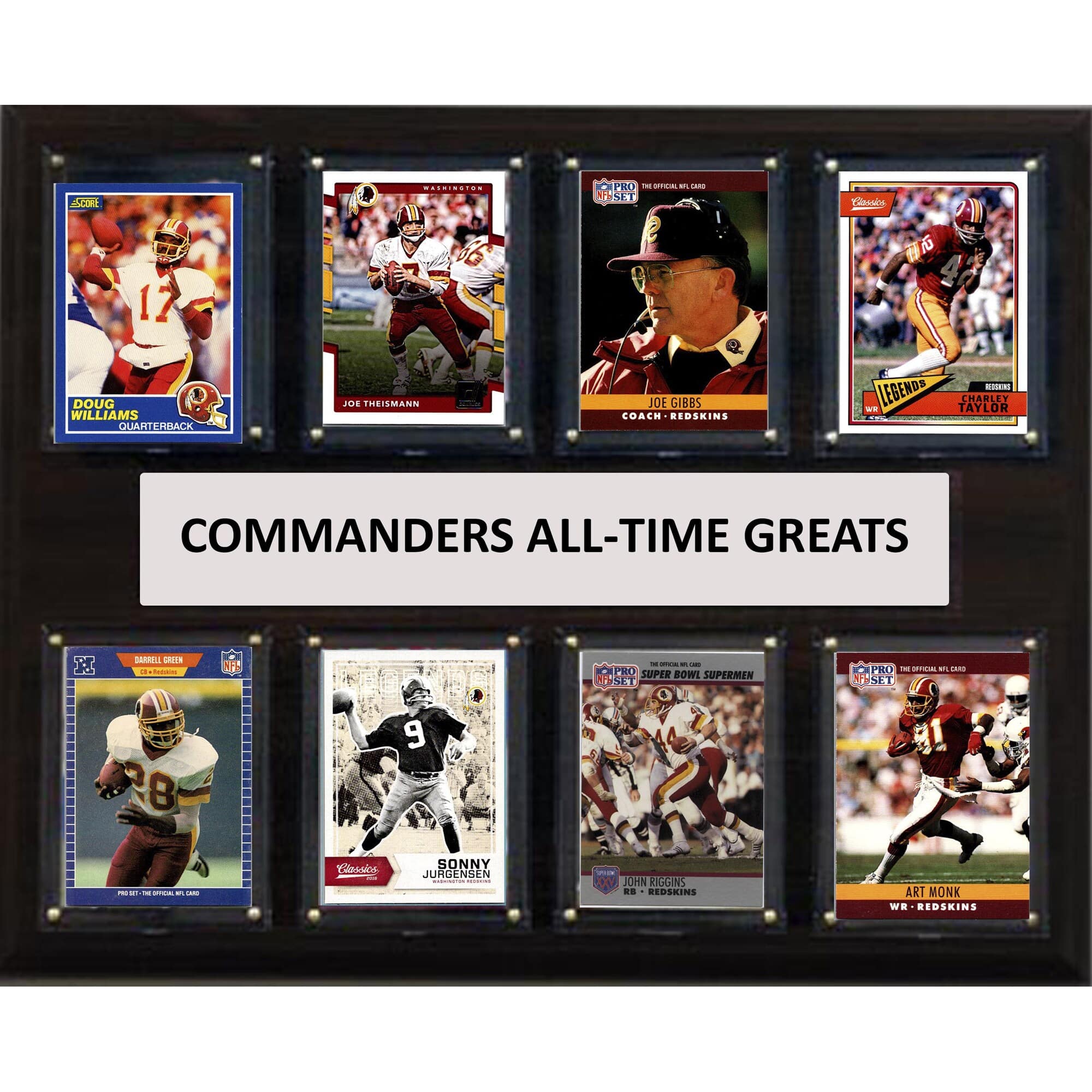 "C&I Collectibles - Washington Commanders 12"" x 15"" Trading Card Plaque - Multicolor" price history on PriceWatchPro