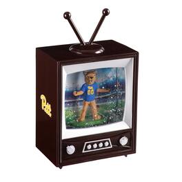 Evergreen Enterprises - Pitt Panthers 8" Vintage TV Water Globe Lantern with Mascot - Brown