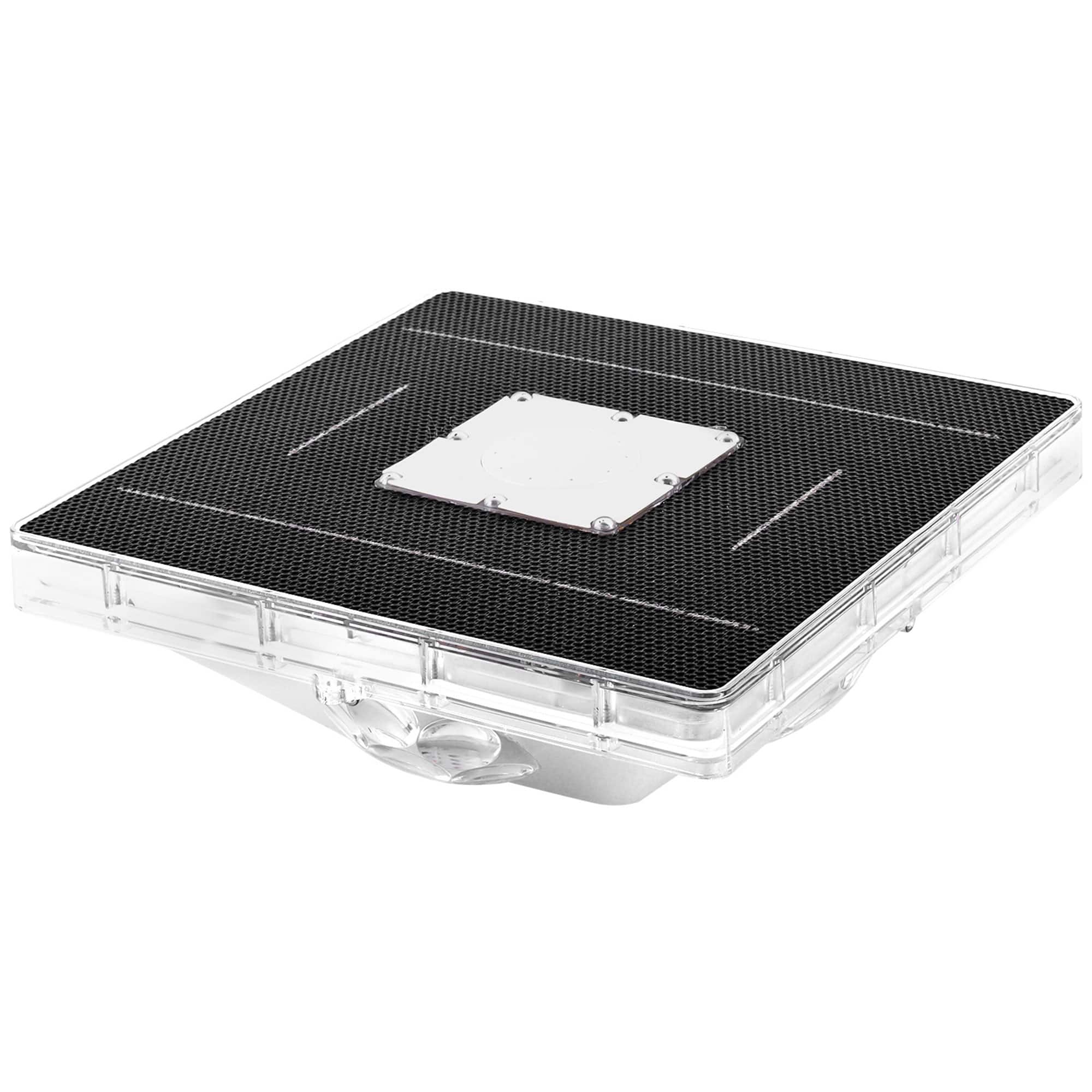 Swimline - Hydrotools Solar Power Floating Pool Fountain, Underwater LED Lights - Black/Clear