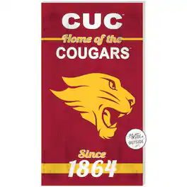 Jardine - Concordia University (IL) Cougars 11" x 20" Indoor/Outdoor Home Of The Sign - Maroon