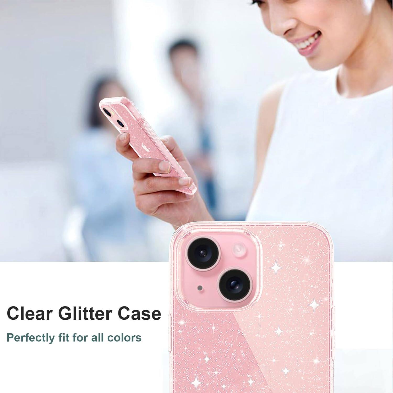 Clear Glitter Case
Perfectly fit for all colors