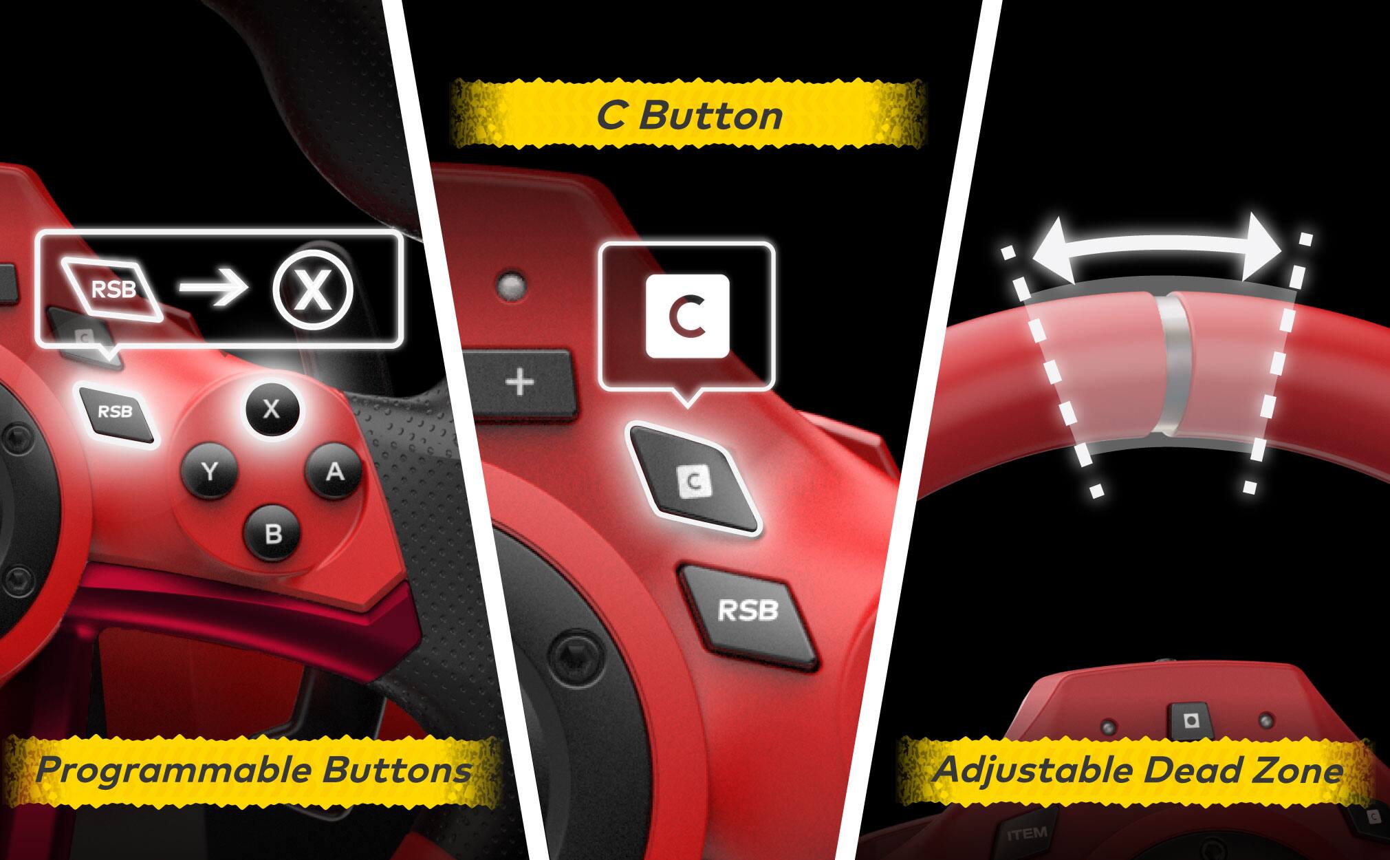 Button RSB RSB X X + C Y A B RSB Programmable Buttons Adjustable Dead Zone ITEM