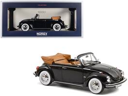 1973 Volkswagen 1303 Cabriolet 1/18 Diecast Model Car by Norev - Black