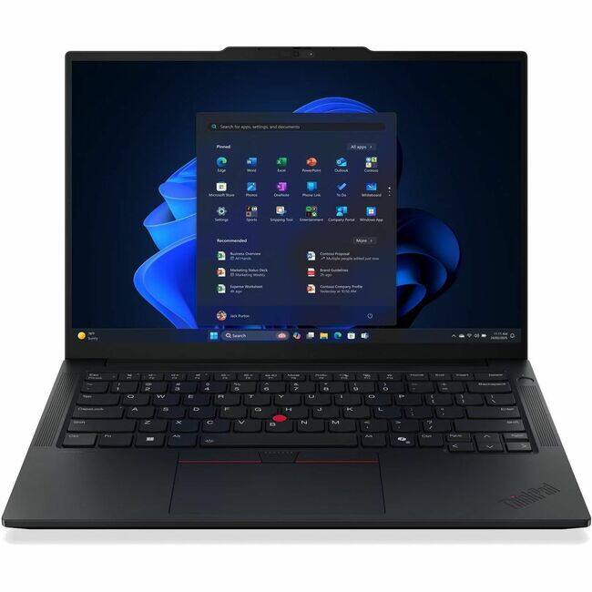 Lenovo - ThinkPad E14 Gen 7 21T9003PUS 14" Touchscreen Notebook - WUXGA - Intel Core Ultra 7 240H - 16 GB - 512 GB SSD - E - Black
