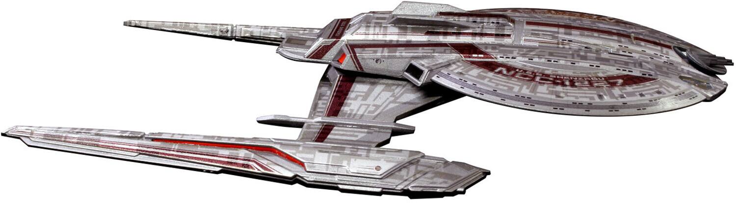 Alt View 2. PopMarket - Star Trek Discovery U.S.S. Shenzhou (Snap) 2T Polar Lights Model Kit   - COLLECTIBLES - Multicolor.