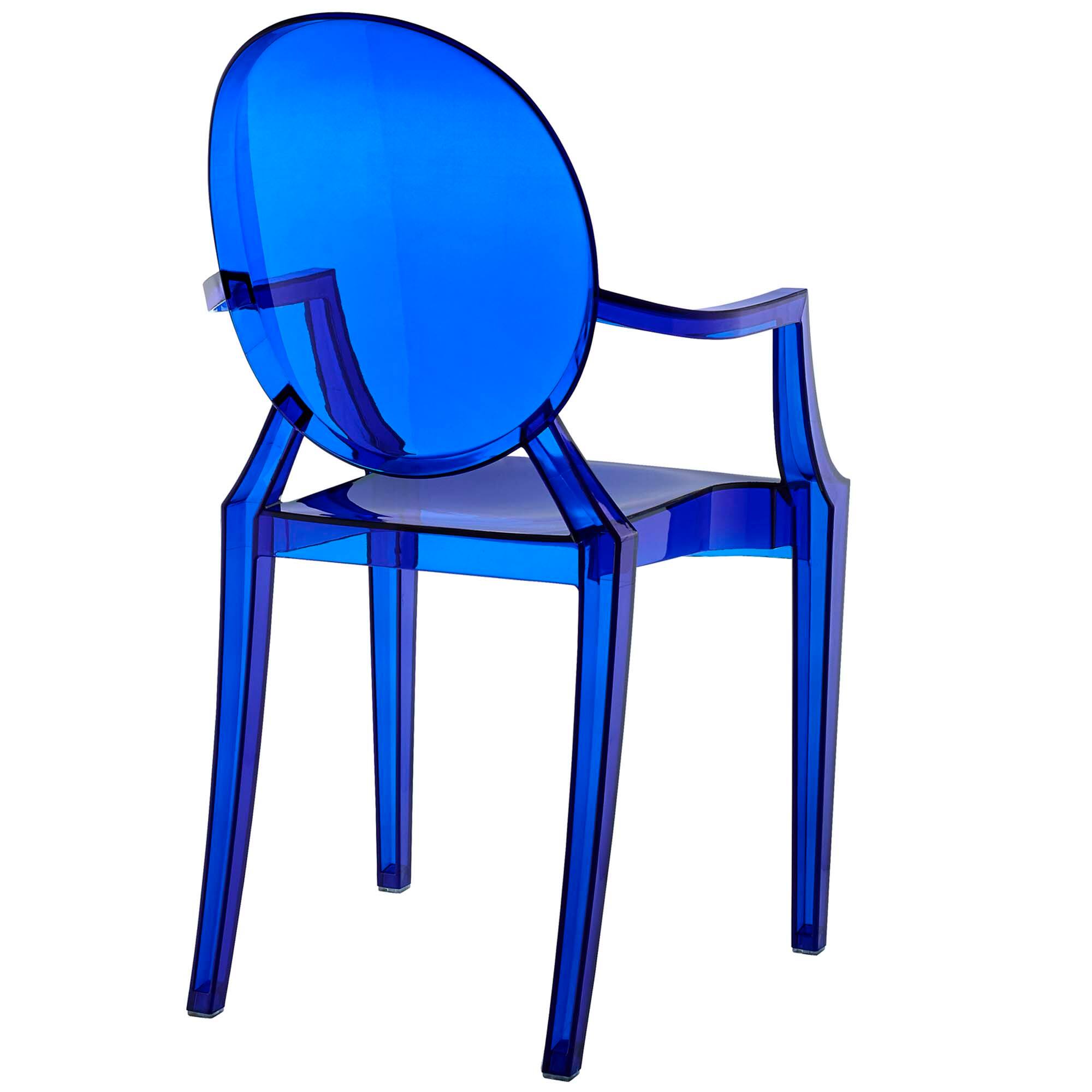 Alt View 1. Modway - Casper Dining Armchairs Set of 2 by Modway - Blue.
