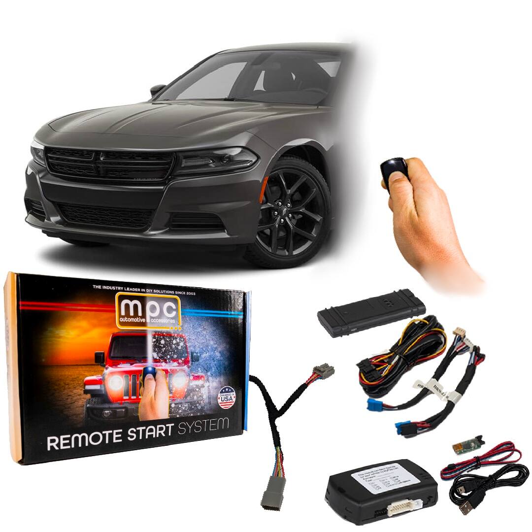 MPC - Smartphone or OEM Activated Remote Start For 2021-2022 Dodge Charger Police Pack - Black