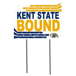 Jardine - Kent State Golden Flashes 18'' x 24'' Bound Yard Sign - White