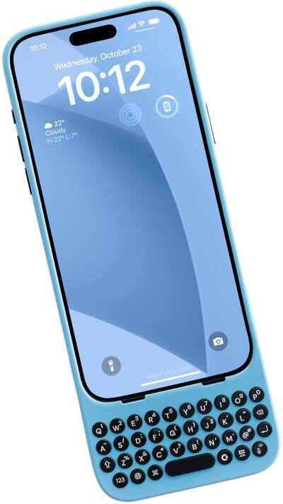 Clicks Keyboard for Apple iPhone 16 Pro Surf CK-6100-6 Clicks Keyboard for Apple iPhone 16 Pro Surf CK-6100-6