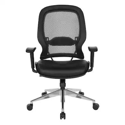 Front. Office Star Products - Professional Air Grid® Back Chair - Black.
