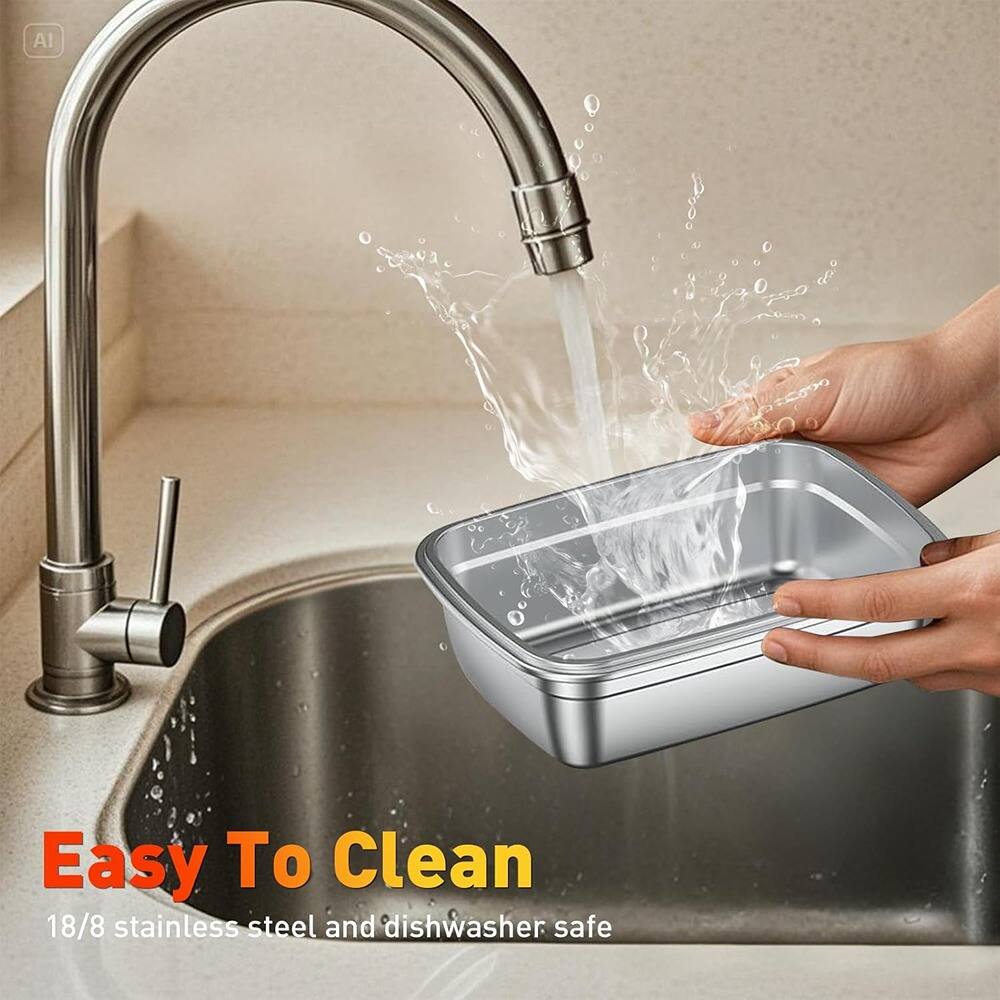 Easy To Clean  
18/8 stainless steel and dishwasher safe