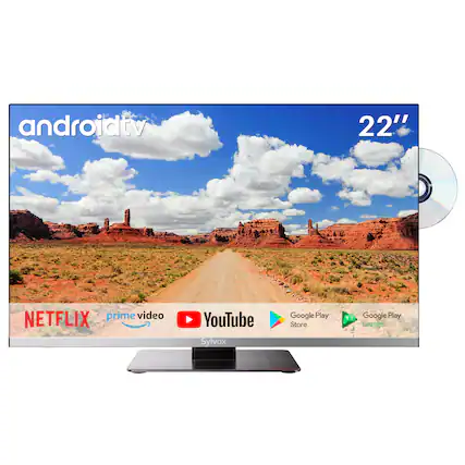 androidtv 22" prime video NETFLIX YouTube Google Play Store Google Play Games