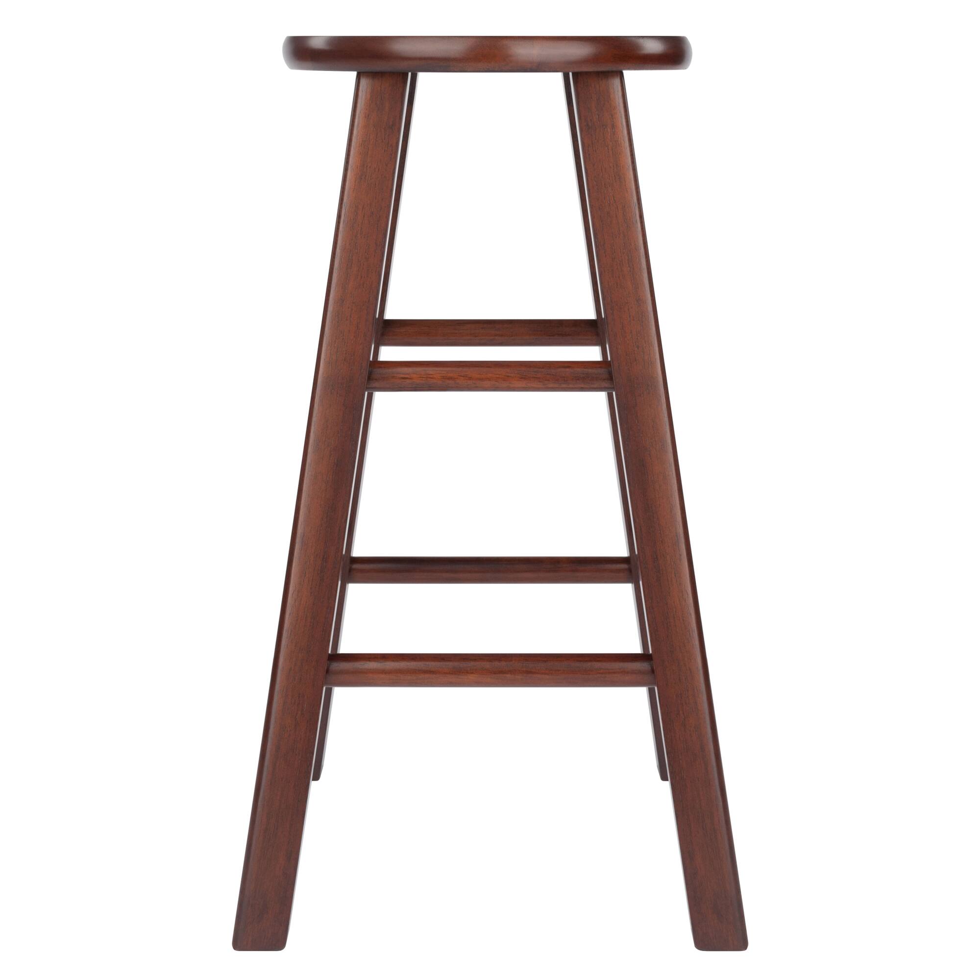 Alt View 3. Winsome Wood - Element 2-Pc Counter Stool Set - Walnut.