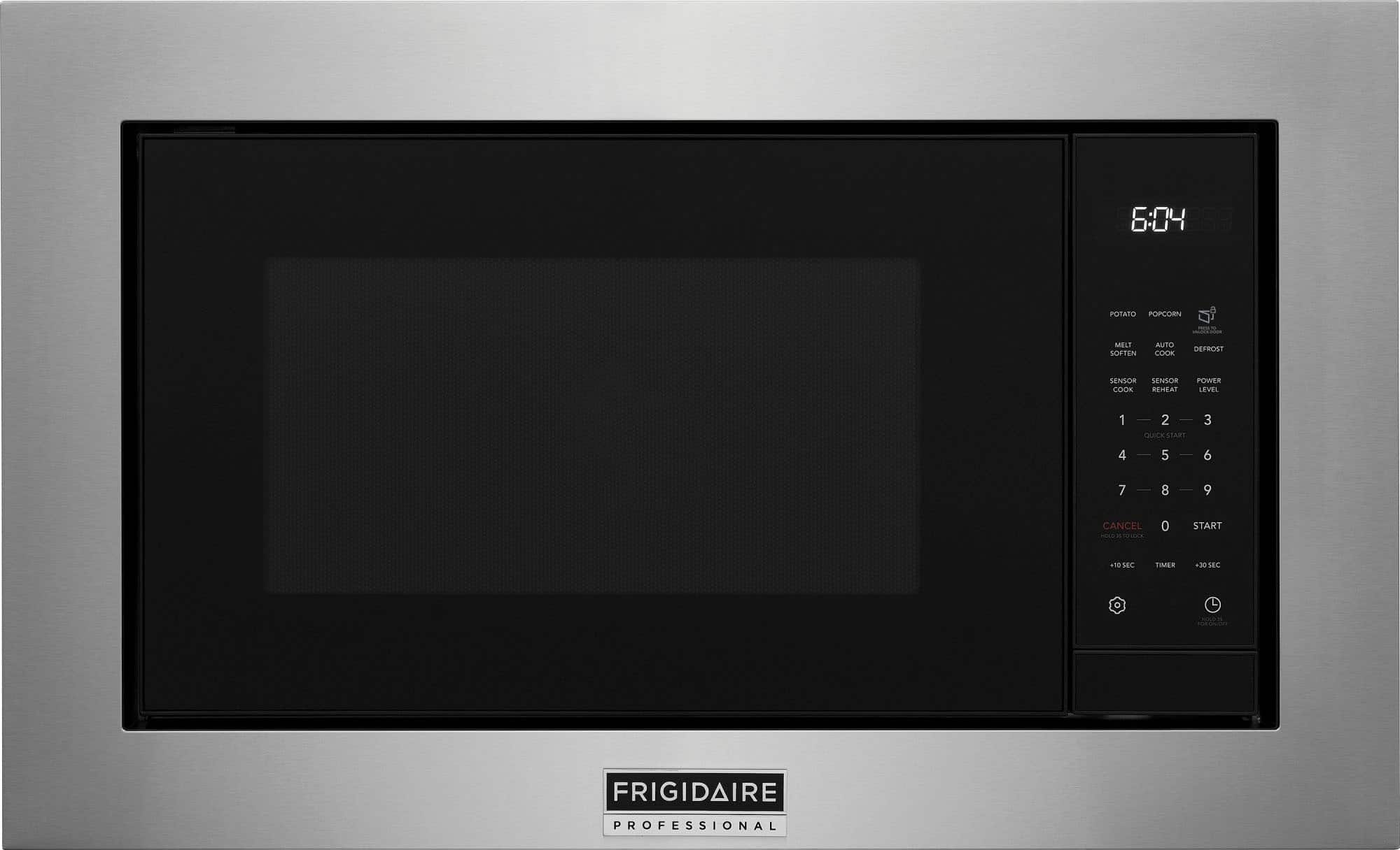 Frigidaire - 2.2 Cu. Ft. Built-In Microwave with Sensor Cook - Stainless Steel - Front_Zoom