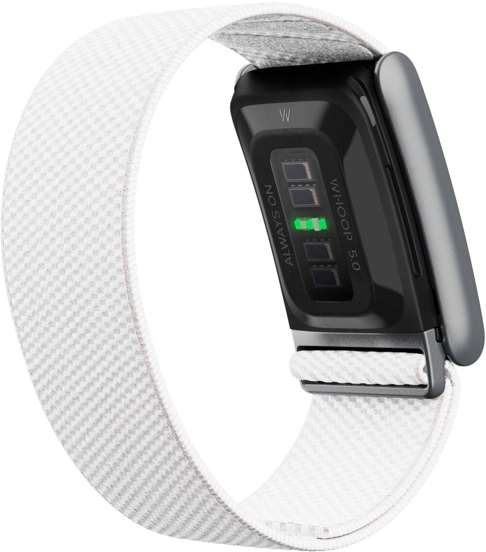 The text on the image reads "WHOOP 5.0".