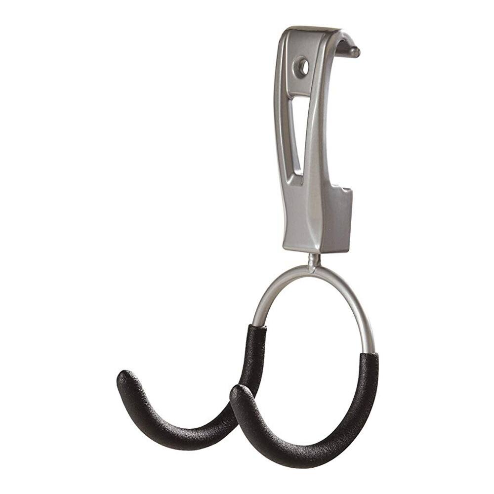 Alt View 1. RubberMaid - Rubbermaid FastTrack Compact Hook for Garage Organization, 25lb Capacity, 2 Pack - Metallic.
