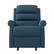 Front. ProLounger - Lameur Left Handed Stitch-Tufted Rocker Recliner - Caribbean Blue.