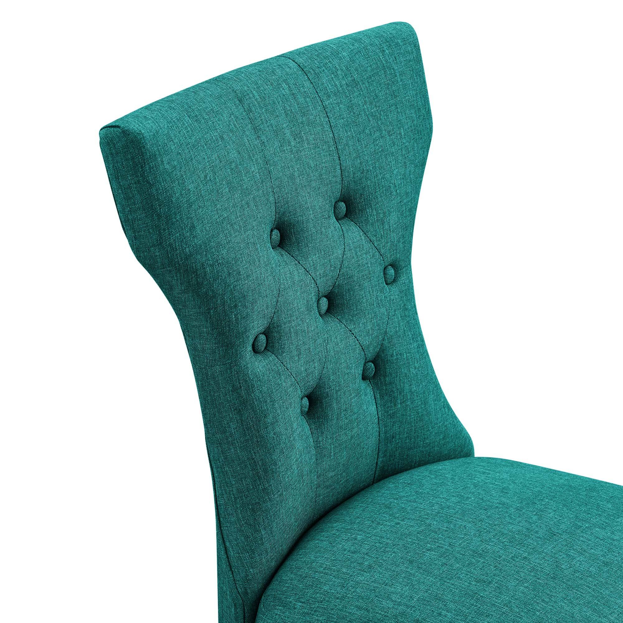 Alt View 4. Modway - Silhouette Dining Side Chair by Modway - Teal.