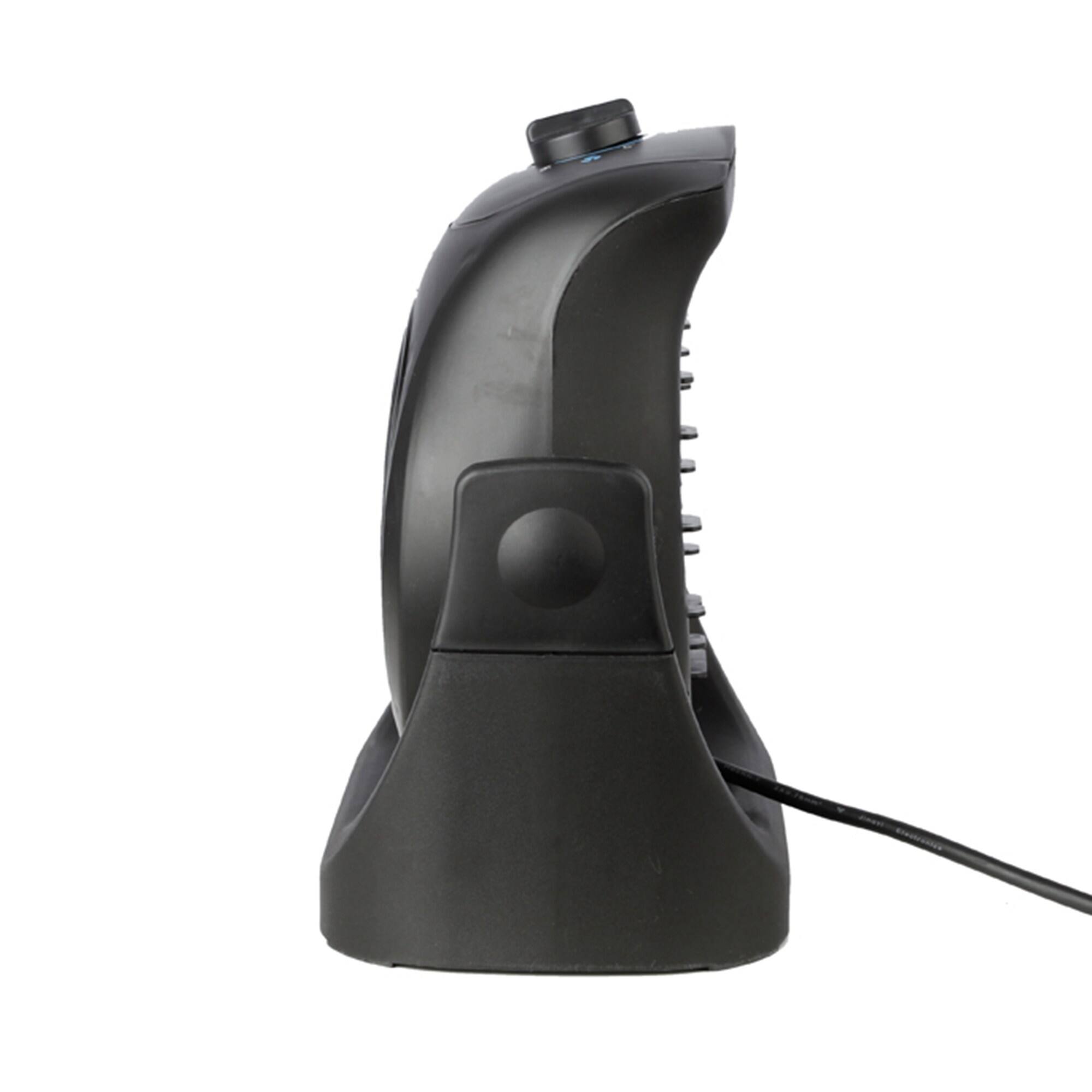 Alt View 1. Vaczon - 1500W 2-in-1 Fan Heater, Portable Electric Space Heater with Dual Settings for Home & Office - Black.