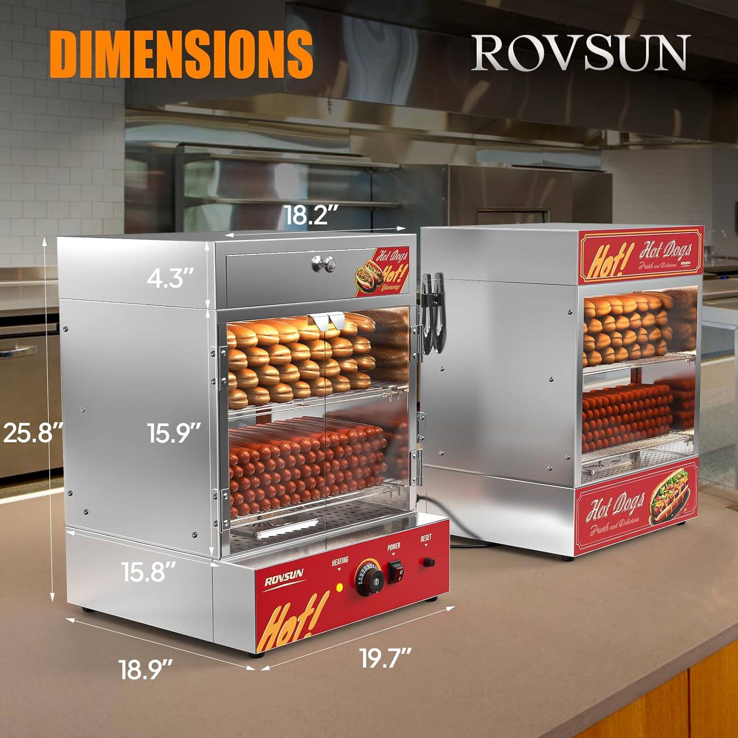 DIMENSIONS ROVSUN  
4.3" 18.2"  
25.8" 15.9" 15.8" 18.9"  
19.7"