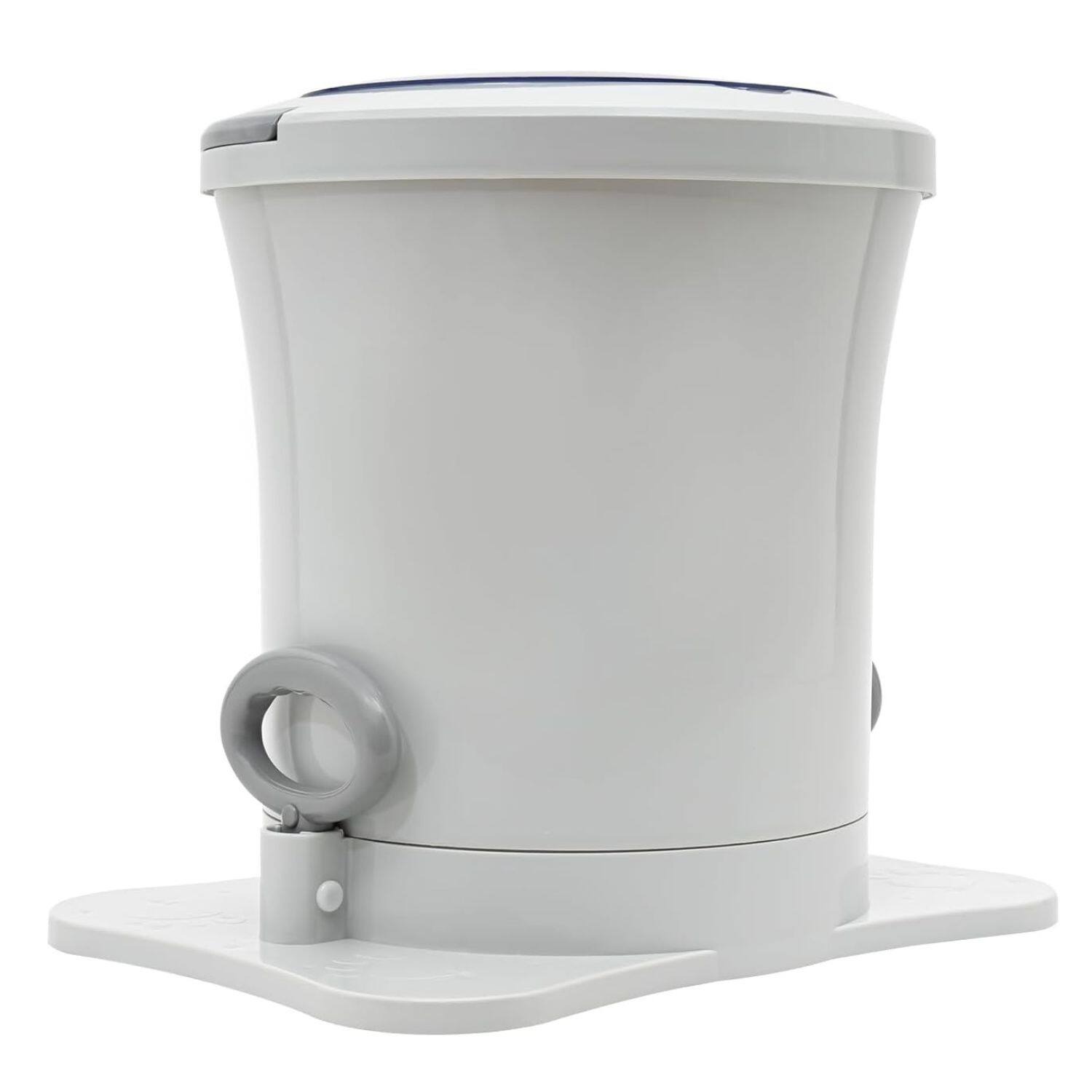 Left. Stock Preferred - Portable Manual Washer & Spin Dryer Compact 2.4 Gal 9L White - White.