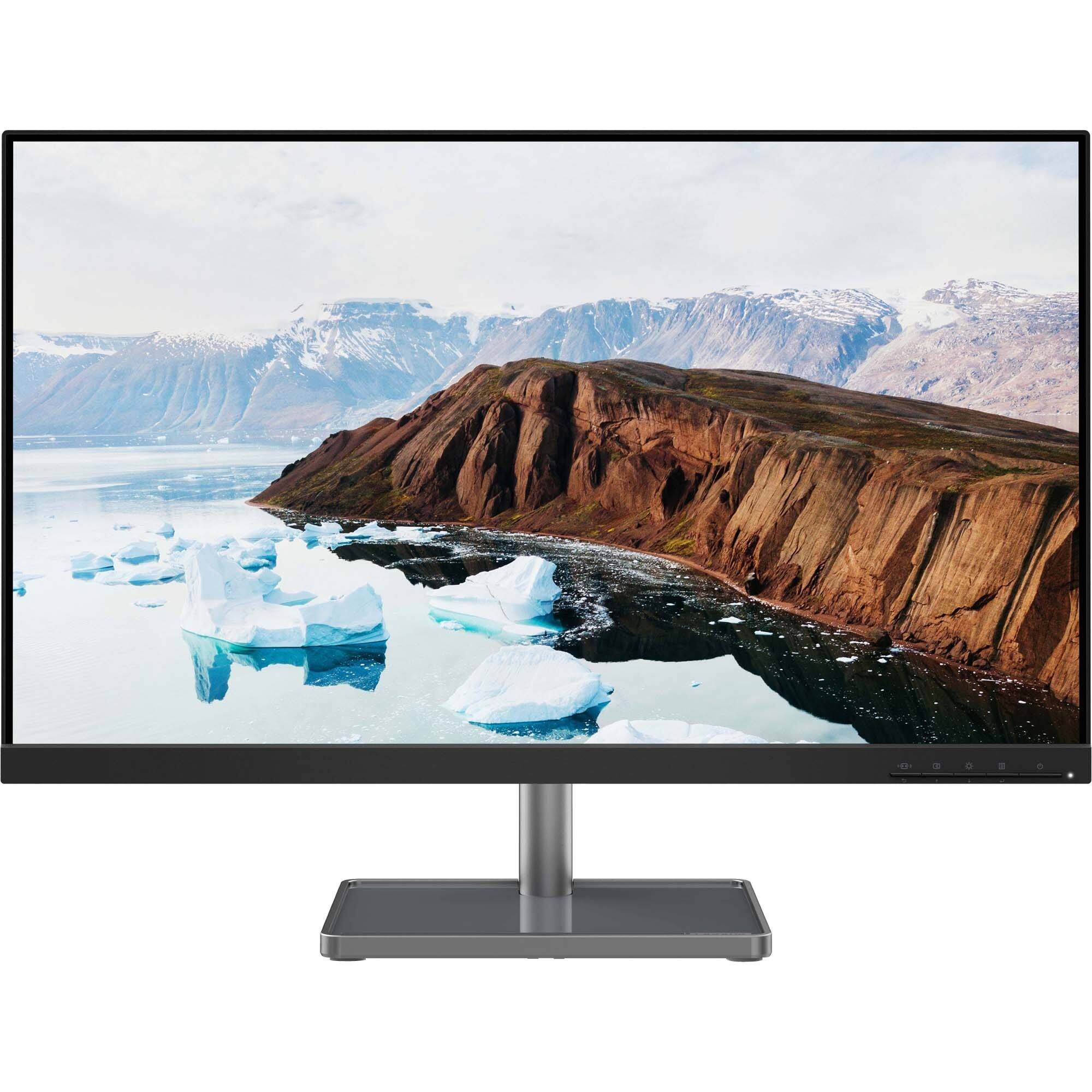 Alt View 2. Lenovo - Lenovo L27m-30 27" Class Full HD LCD Monitor - 16:9 - Raven Black - 27" Viewable - In-plane Switching (IPS) Technology - Raven Black.