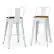 Alt View 17. Simpli Home - Rayne Metal and Wood Counter Height Stool (Set of 4) - White.