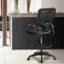 Alt View 15. Costway - Tall Adjustable Height Office Chair with Lumbar Support and Flip-Up Armrests - Black.